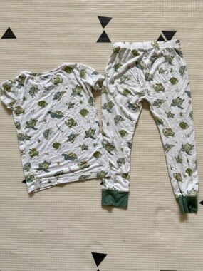 4T Angel Dear Turtle Pajamas Shirt and Pant Set